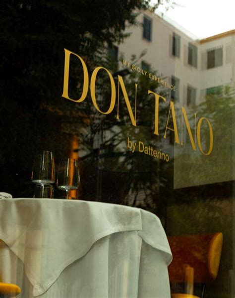 Don Tano by Datterino restaurant, Milan .